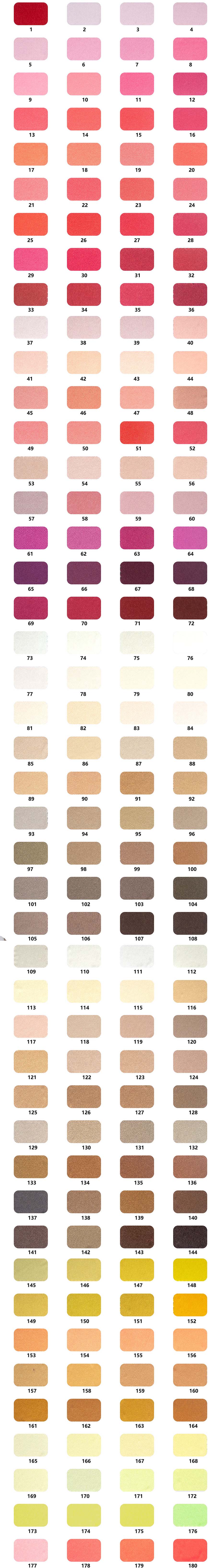 Tarjeta de Colores de Tela Interlock 1